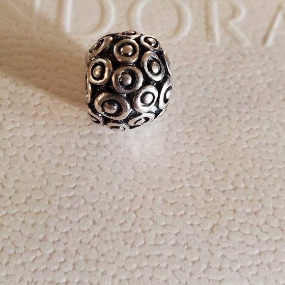 Pandora Retired Sterling Silver Celebration Designer Charm - Picture 3 of 11